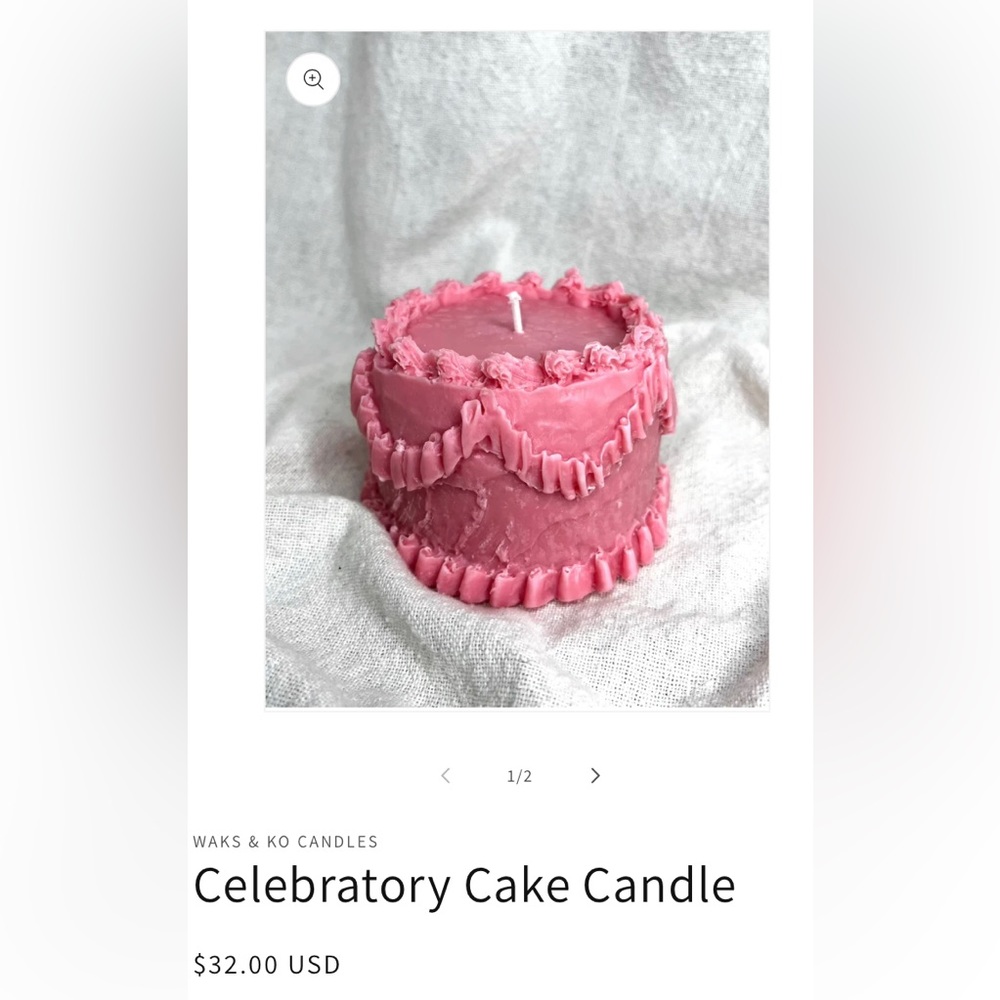 Cake candle - Picture 2 of 2